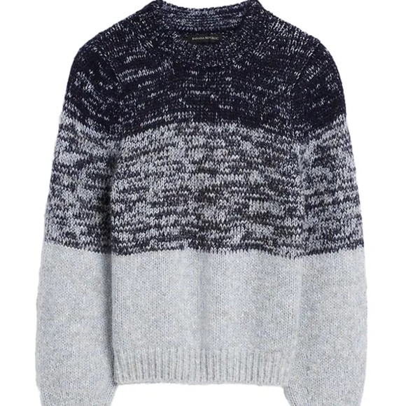 Banana Republic Petite Cropped Ombre Sweater - Picture 4 of 12